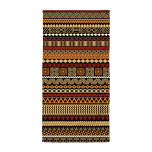 Load image into Gallery viewer, Earth Toned Tiki Striped Towel
