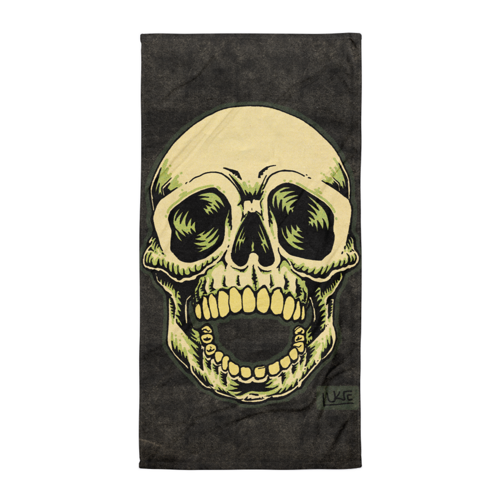 Old School Skull Towel