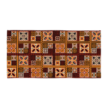 Load image into Gallery viewer, Brown Tiki Squares Towel