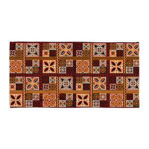 Brown Tiki Squares Towel