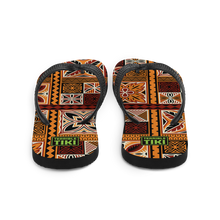 Load image into Gallery viewer, Tiki Squares Flip-Flops