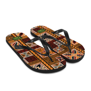 Tiki Squares Flip-Flops