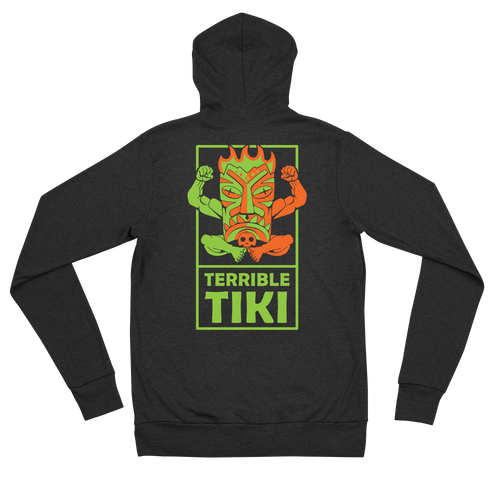 Terrible Tiki Logo Unisex zip hoodie