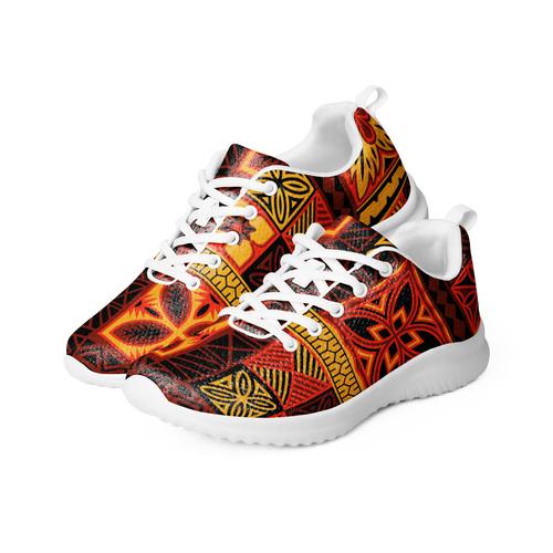 Fiery Tiki Squares Women’s athletic shoes