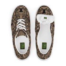 Load image into Gallery viewer, Tiki Tattoo Women’s lace-up canvas shoes