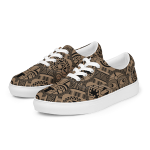 Tiki Tattoo Women’s lace-up canvas shoes