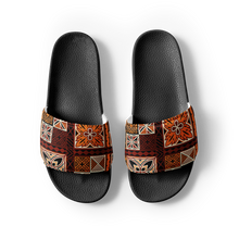 Load image into Gallery viewer, Tiki Squares Women&#39;s slides