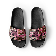 Load image into Gallery viewer, Neapolitan Tiki Squares Women&#39;s slides