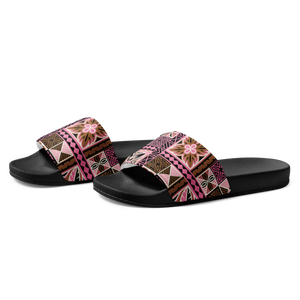 Neapolitan Tiki Squares Women's slides