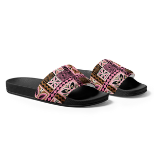 Neapolitan Tiki Squares Women's slides