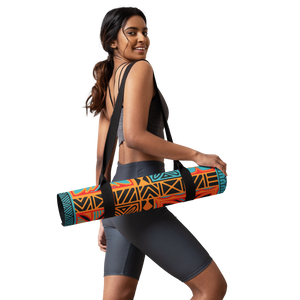 Beach Tiki Squares Yoga mat