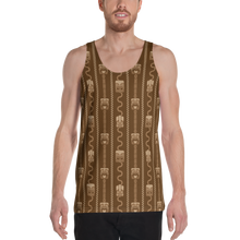 Load image into Gallery viewer, Brown Tiki All Over Print Men&#39;s Tank Top