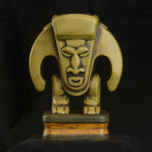 Load image into Gallery viewer, PNG Tiki Mug, Olive Wipe Away with Yellow Stripe