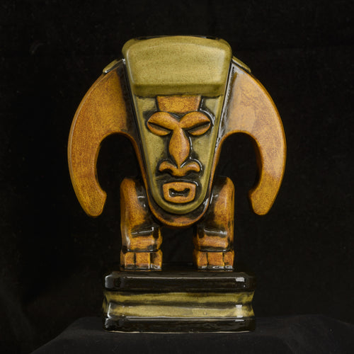 PNG Tiki Mug, Olive and Spice Wipe Away with Olive Stripe