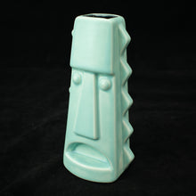 Load image into Gallery viewer, Tall Spiky Tiki Mug, Matte Sea Glass with Black Interior