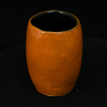 Load image into Gallery viewer, Little Headhunter Tiki Shot Glass, Gloss Brown Wipe Away with Black Interior