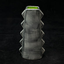 Load image into Gallery viewer, Tall Spiky Tiki Mug, Translucent Black with Green