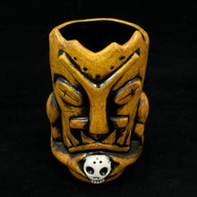 Load image into Gallery viewer, Terrible Tiki Mug, Yellow Spice Wipe Away with Black Interior