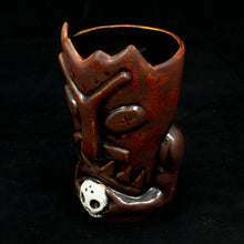 Load image into Gallery viewer, Terrible Tiki Mug, Firey Red with Black Interior