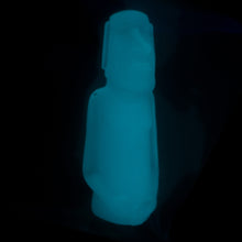 Load image into Gallery viewer, Mini Moai Figure, Blue Ice Glow in the Dark