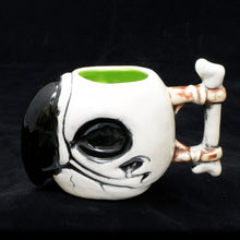 Load image into Gallery viewer, Parrot Skull Tiki Mug, Gloss with Green