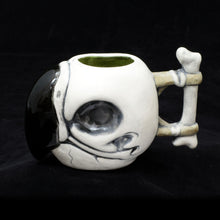 Load image into Gallery viewer, Parrot Skull Tiki Mug, Matte with Green Speckle