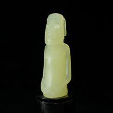 Load image into Gallery viewer, Mini Moai Figure, Glow in the Dark Green