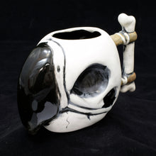 Load image into Gallery viewer, Parrot Skull Tiki Mug, Matte with Black