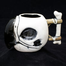 Load image into Gallery viewer, Parrot Skull Tiki Mug, Matte with Black