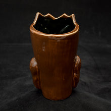 Load image into Gallery viewer, Terrible Tiki Mug, Gloss Walnut Brown with Black