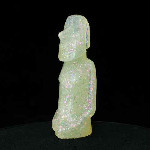 Mini Moai Figure, Unicorn Ice