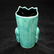 Load image into Gallery viewer, Terrible Tiki Mug, Translucent Teal with Black