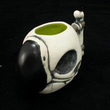 Load image into Gallery viewer, Parrot Skull Tiki Mug, Matte with Chartreuse Green