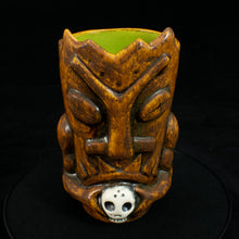 Load image into Gallery viewer, Terrible Tiki Mug, Iron Ore Wipe Away with Green Interior