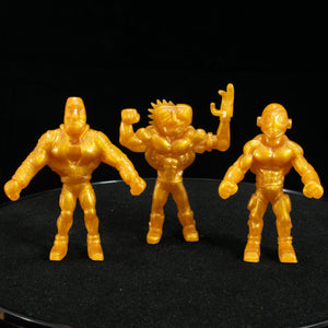 Tiki Melee T.I.K.I. Series 2 figures, Set of 3, Gold