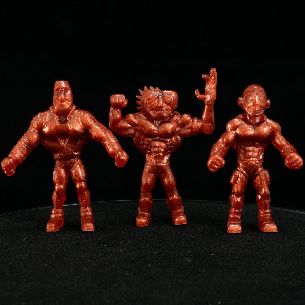 Tiki Melee T.I.K.I. Series 2 figures, Set of 3, Electrical Wire Copper