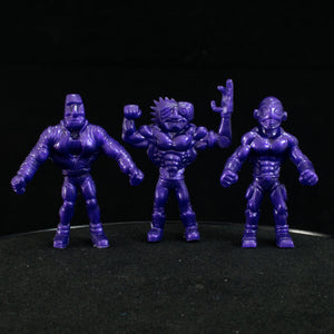 Tiki Melee T.I.K.I. Series 2 figures, Set of 3, Purple Pearl