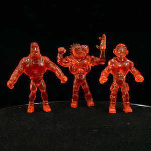 Tiki Melee T.I.K.I. Series 2 figures, Set of 3, Crystal Orange