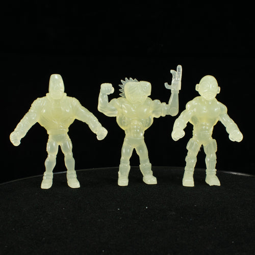 Tiki Melee T.I.K.I. Series 2 figures, Set of 3, Glow In the Dark