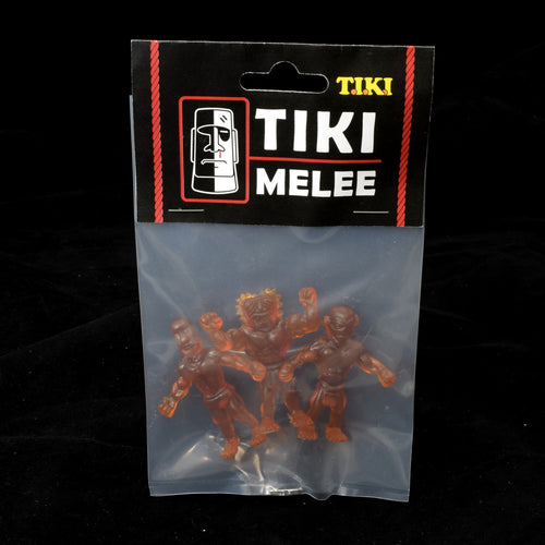 Tiki Melee T.I.K.I. figures One Off, Set of 3, Cola color