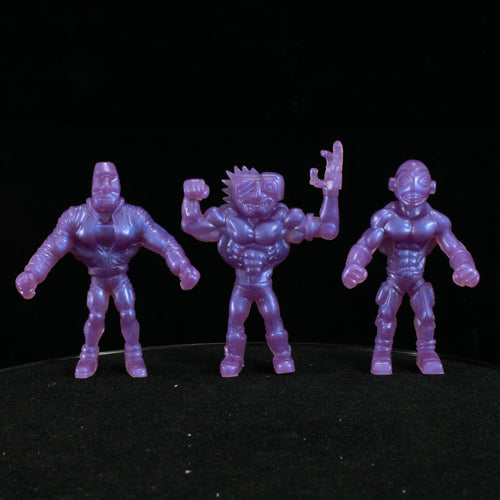 Tiki Melee T.I.K.I. Series 2 figures, Set of 3, Mystic Purple
