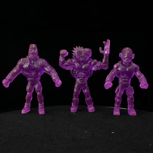 Tiki Melee T.I.K.I. Series 2 figures, Set of 3, Dark Crystal Purple