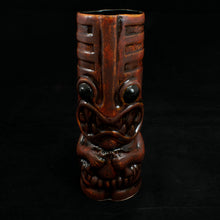 Load image into Gallery viewer, Toothy Tiki Mug, Fire Away with Black Interior Glaze