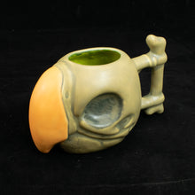 Load image into Gallery viewer, Parrot Skull Tiki Mug, Green and Orange with Green Interior