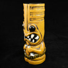 Load image into Gallery viewer, Toothy Tiki Mug, Spice Wipe Away with Black Interior Glaze