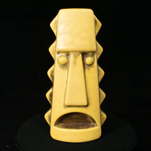 Load image into Gallery viewer, Tall Spiky Tiki Mug, Toasted Almond Wipe Away with Black Interior