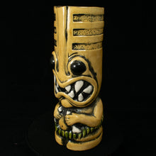 Load image into Gallery viewer, Toothy Tiki Mug, Honey Wipe Away with Black Interior Glaze