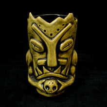 Load image into Gallery viewer, Terrible Tiki Mug, Olive Wipe Away with Black Interior