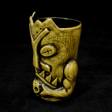 Load image into Gallery viewer, Terrible Tiki Mug, Olive Wipe Away with Black Interior