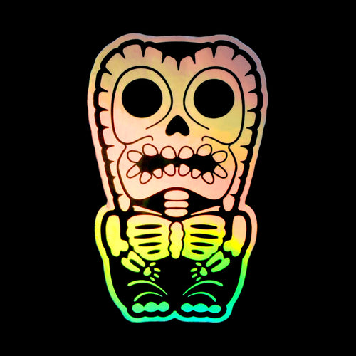 Holographic X-Ray Tiki Sticker